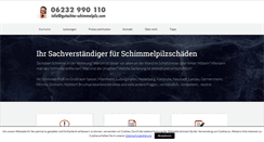 Desktop Screenshot of gutachter-schimmelpilz.com