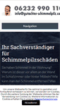 Mobile Screenshot of gutachter-schimmelpilz.com