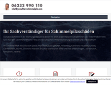 Tablet Screenshot of gutachter-schimmelpilz.com
